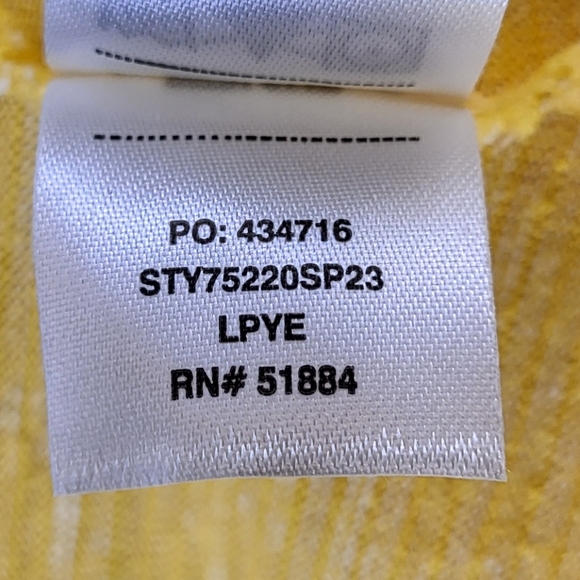 NWT Patagonia Women's Wear-With-All Dress size Small in Longplains Shine Yellow - Picture 10 of 10